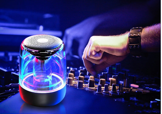 Portable Speakers Bluetooth Column Wireless Bluetooth Speaker Powerful Bass Radio with Variable Color LED Light - Viral Pulse