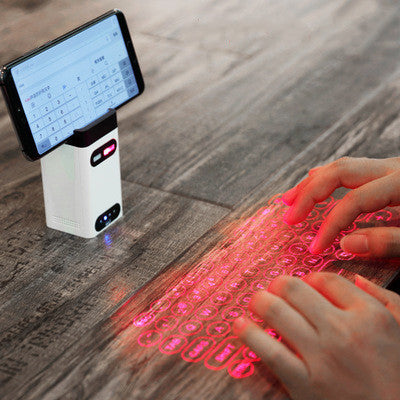 LEING FST Virtual Laser Keyboard Bluetooth Wireless Projector Phone Keyboard For Computer Pad Laptop With Mouse Function - Viral Pulse