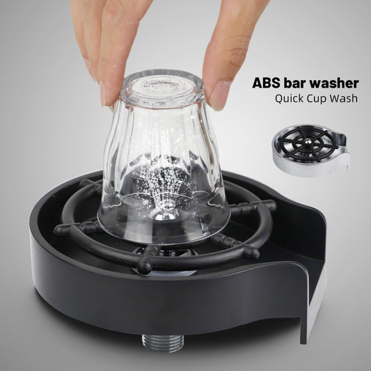 Bar Counter Cup Washer Sink High-pressure Spray Automatic Faucet Coffee Pitcher Wash Cup Tool Kitchen - Viral Pulse