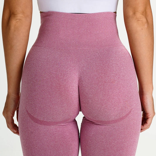 Knitted buttocks moisture wicking yoga pants