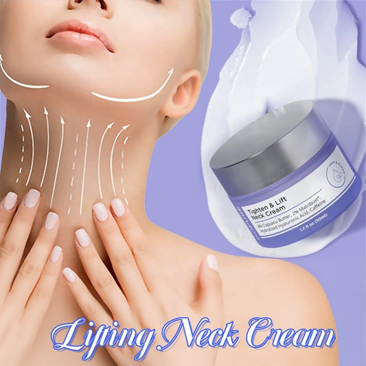 Neck Lines Protein Cream Eliminate Double Chin Moisturizing Reducing Fine Lines Lifting Brightening Rejuvenation Face Skin Care - Viral Pulse