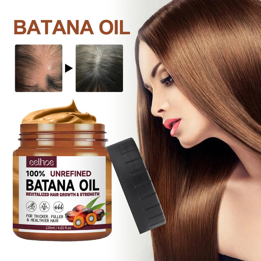 Hair Conditioner Pure Batana Oil Straightening Smoothing Hair Mask Anti Hair Loss Treatments Split Ends Damaged Fluffy Hair - Viral Pulse