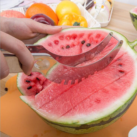 Stainless Steel Cutter For Watermelon Hami Melon Pitaya Pawpaw - Viral Pulse