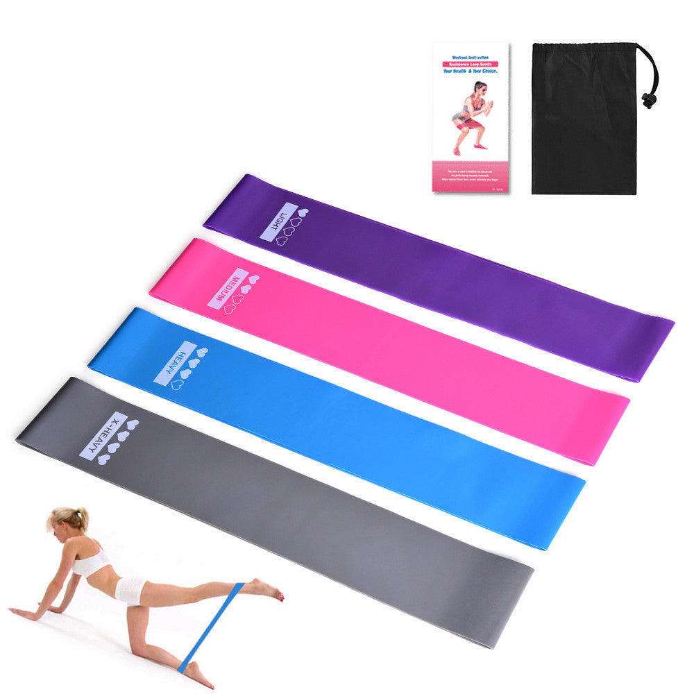 Resistance Bands Sealing Elastic Booty Sport Bodybuilding Rubber Band For Fitness Gym Leagues Equipment Sports Mini Yoga - Viral Pulse